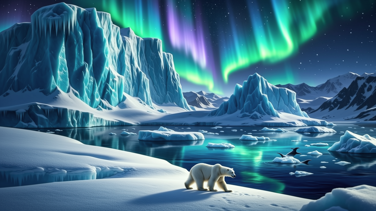 Arctic's Edge: A Realm of Extreme Survival and Unique Wildlife