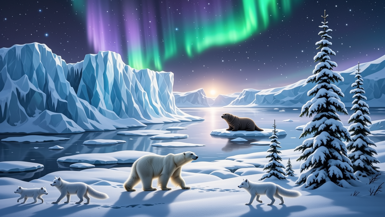 Arctic Giants and Arctic Hunters: A Study in Survival