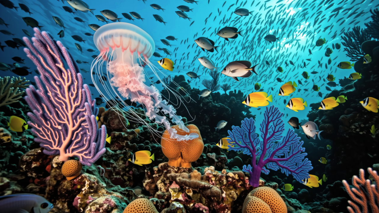 Atlantic Sea Nettles: A Mesmerizing Live Glimpse into an Underwater Ballet