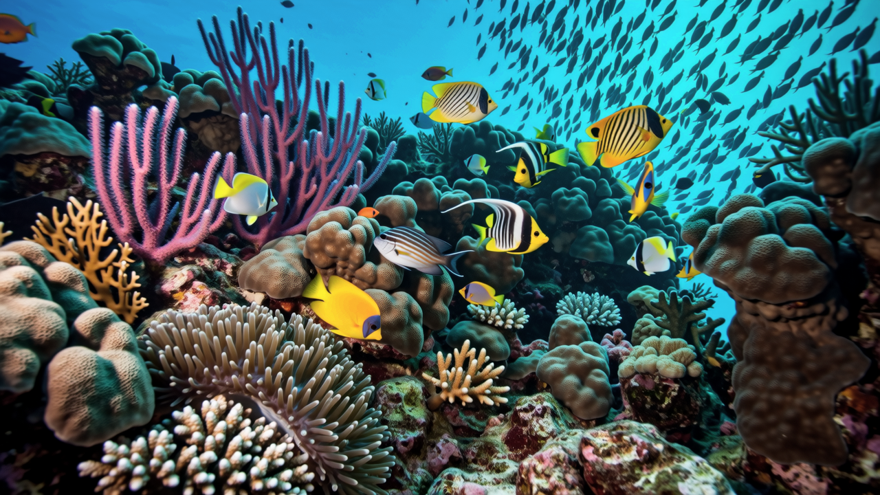Beneath the Waves: A Live Glimpse into the Vibrant Aquarium Ecosystem