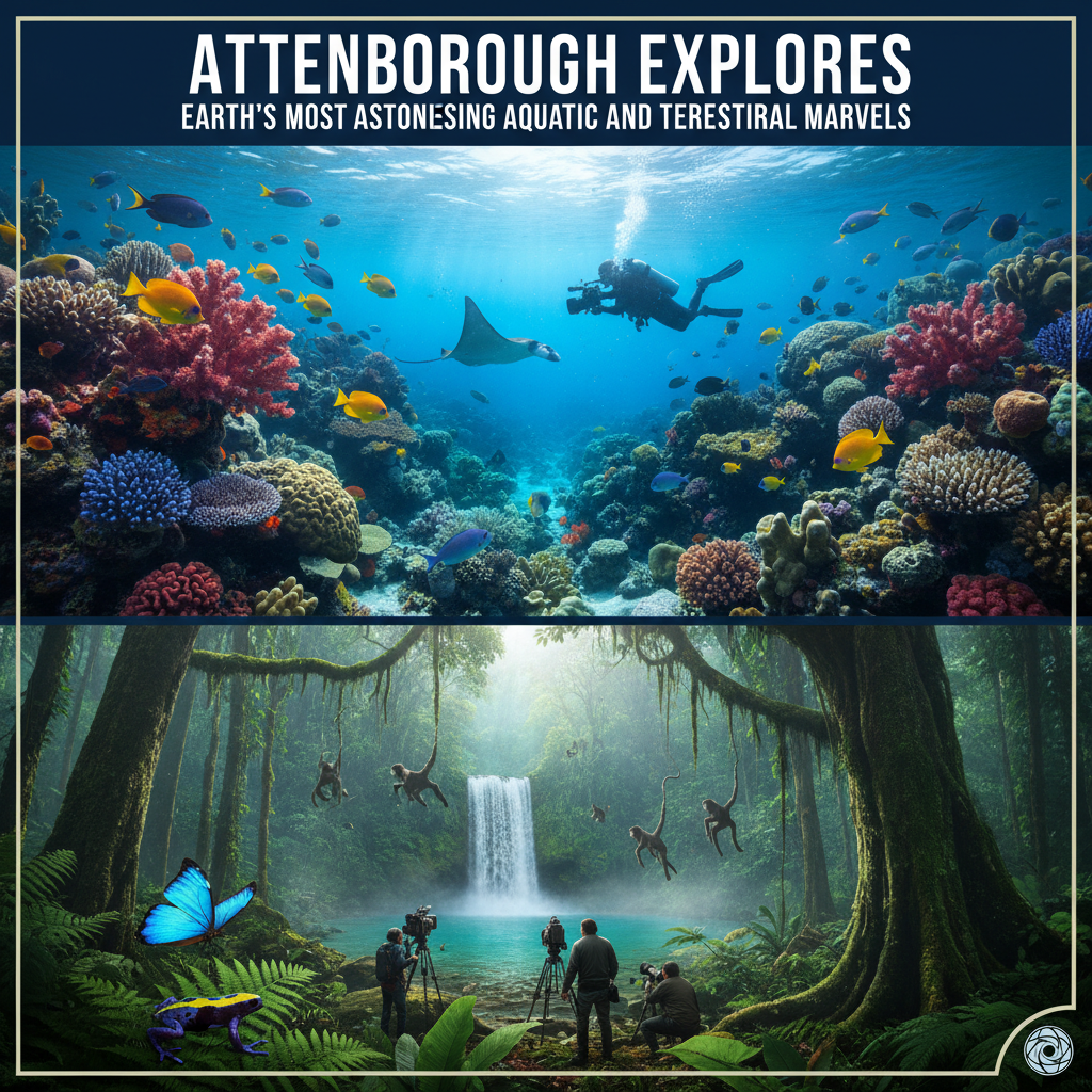 Attenborough Explores Earth's Most Astonishing Aquatic and Terrestrial Marvels