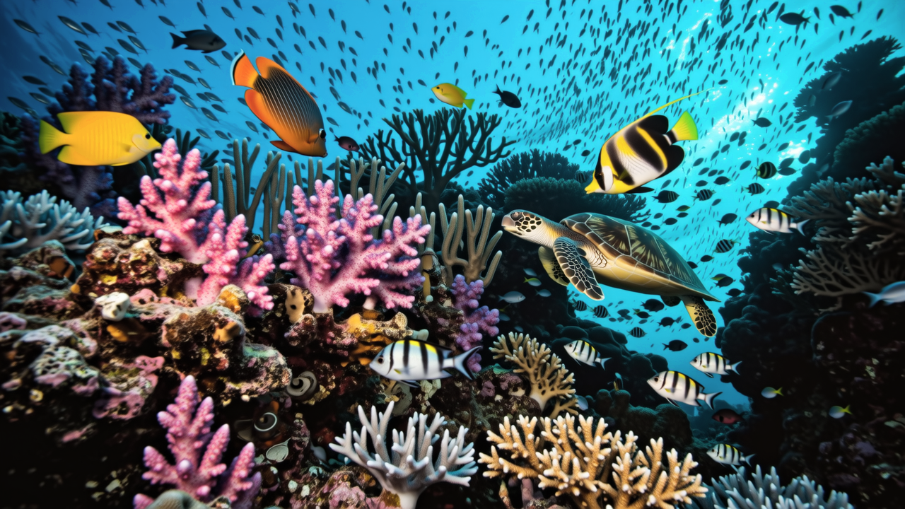 Ocean Depths: A Symphony of Marine Life