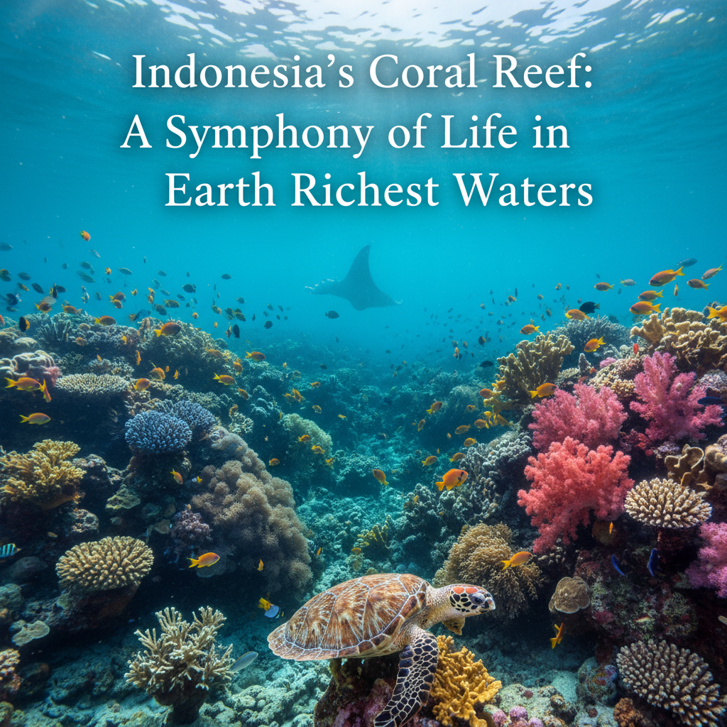 Indonesia's Coral Reef: A Symphony of Life in Earth's Richest Waters