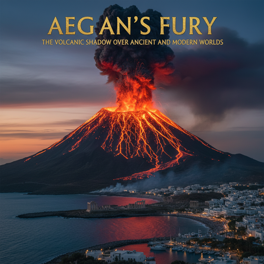 Aegean's Fury: The Volcanic Shadow Over Ancient and Modern Worlds